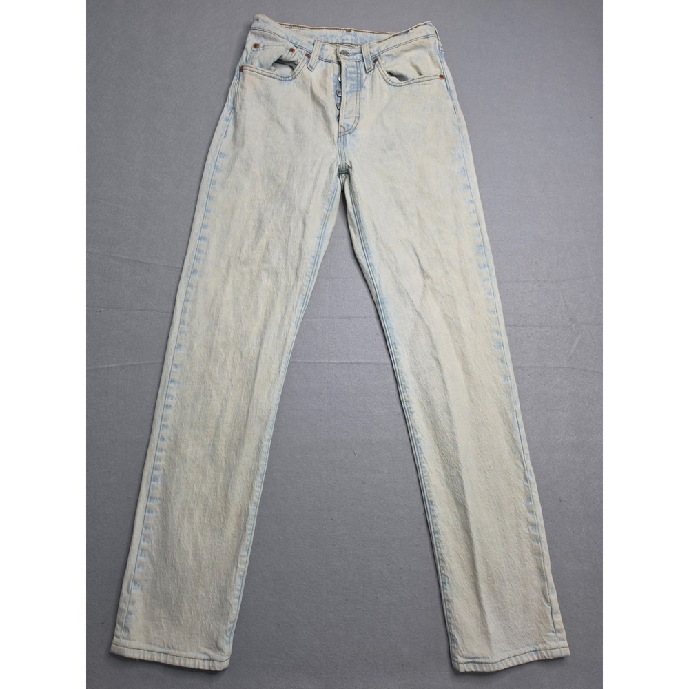 Levi's 501 Jeans Women 26 Light Blue 5-Pocket Straight Leg Button Fly Streetwear